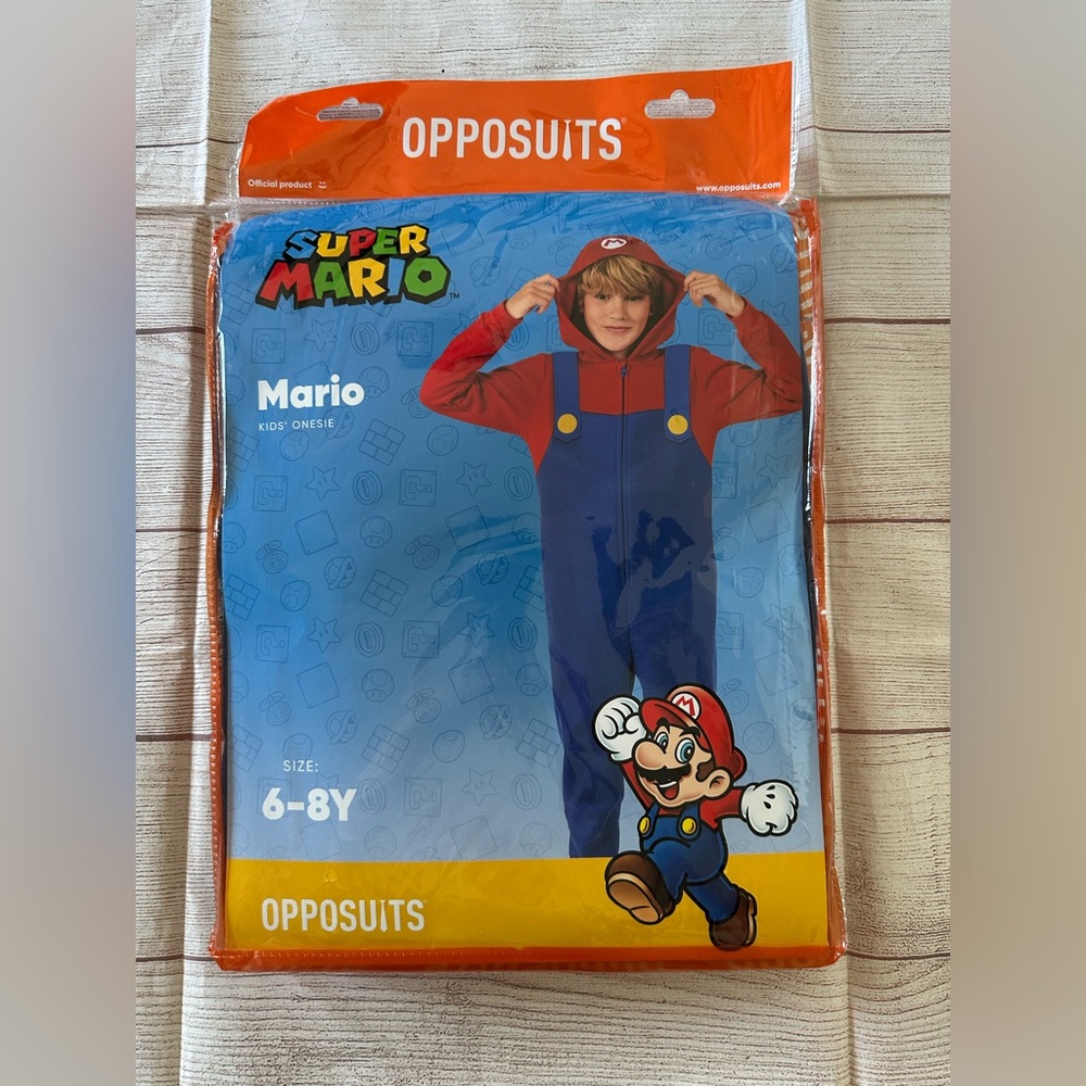 OppoSuits Mario Kids Costume Set